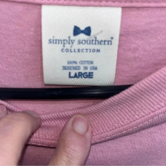 NWOT-Simply southern long sleeve sweet tea woman’s tee - Picture 2 of 4